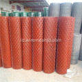 1.2mm Tebal Merah Mesh Logam Diperluas